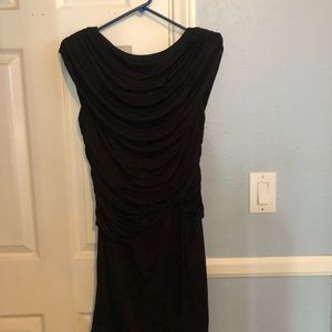 Higheck backless mini dress